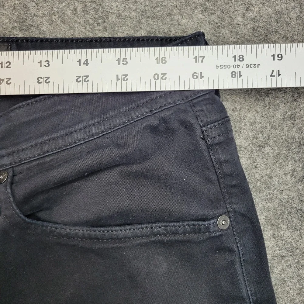 AG Adriano Goldschmied Jeans Mens 34x27 Black Stretch The Graduate Tailored Leg